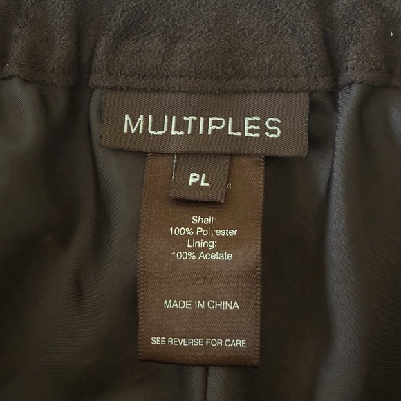 Faux Suede Skirt Primitive Woodland Boho Women's Large Wilderkind - Picture 3 of 5